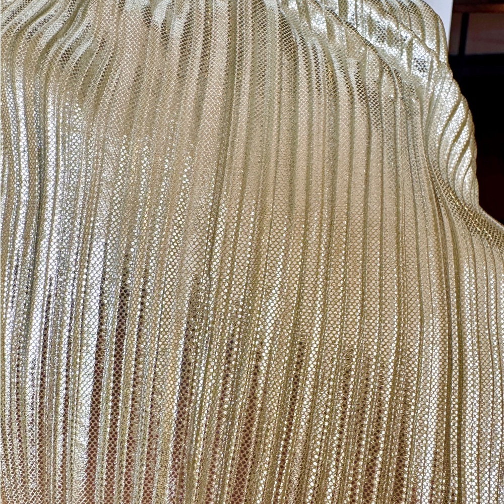 NWT- Express x Rachel Zoe Gold and Cream Bodysuit - Picture 5 of 5
